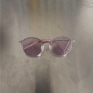 Purple Round Women's Sunglasses